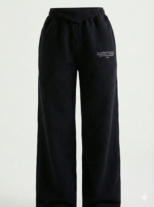 Wide-Leg Sweatpants