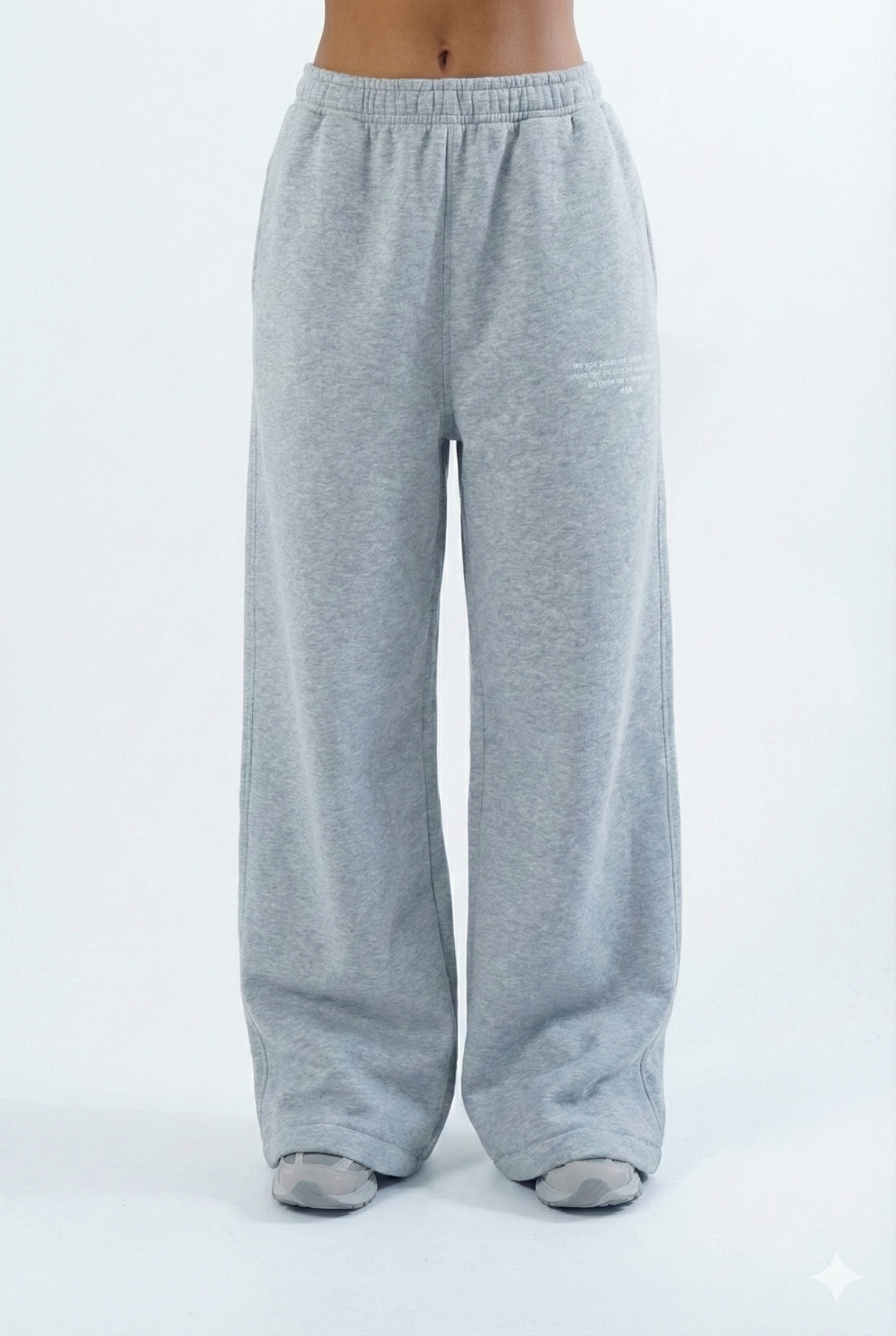 Wide-Leg Sweatpants