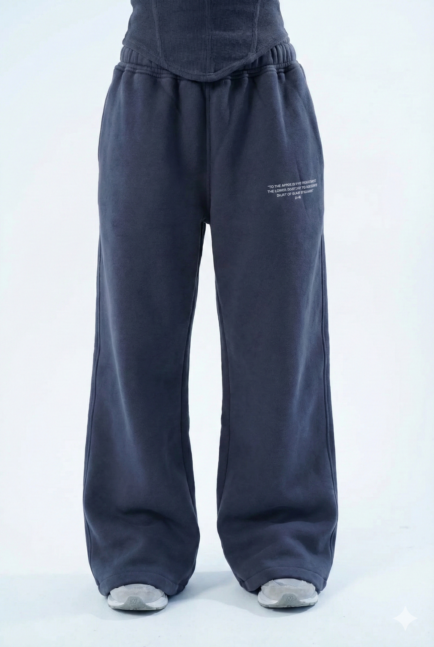 Wide-Leg Sweatpants