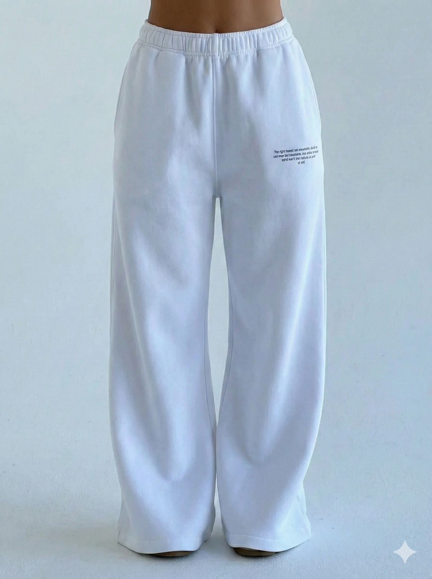 Wide-Leg Sweatpants